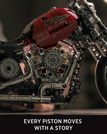 Nifeliz NF10308 Chopper Motorcycle Building Set | 572 PCS