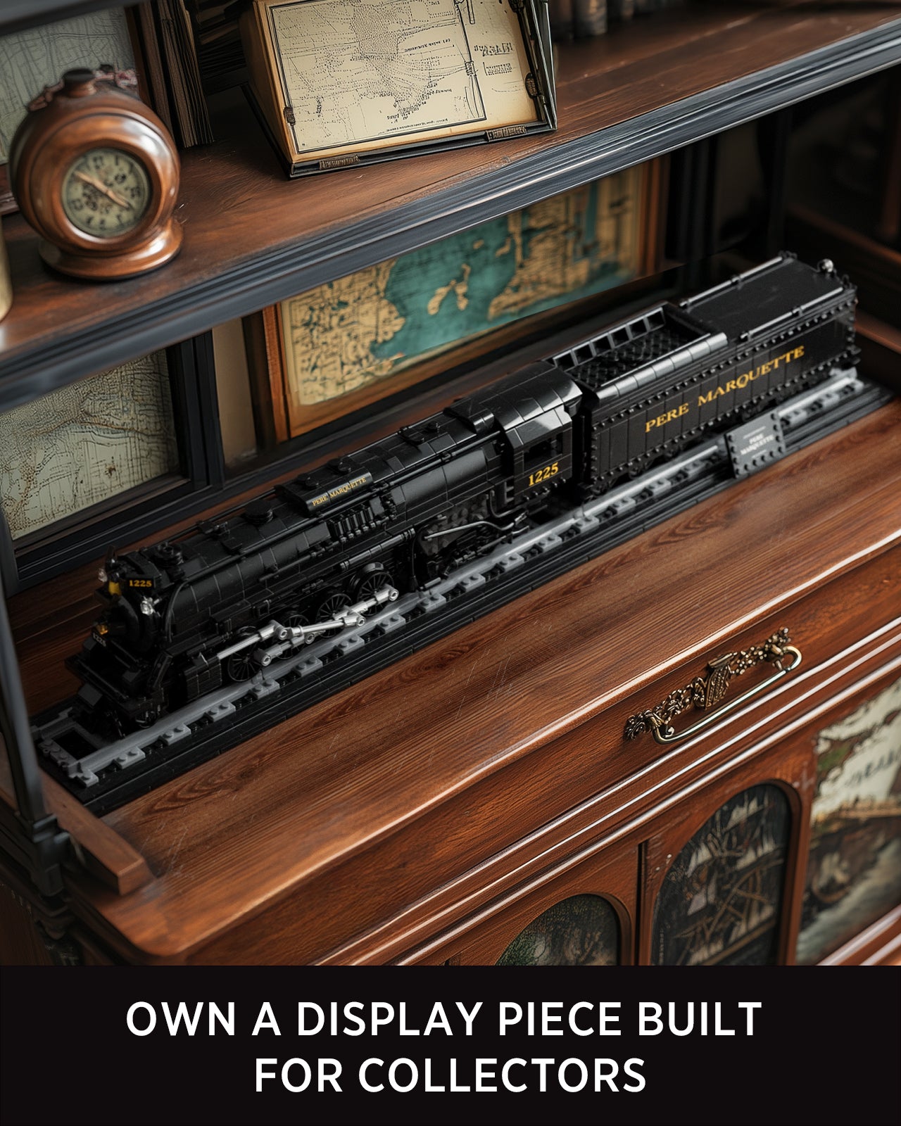 Nifeliz NF10323 Pere Marquette Train Building Set | 1587 PCS