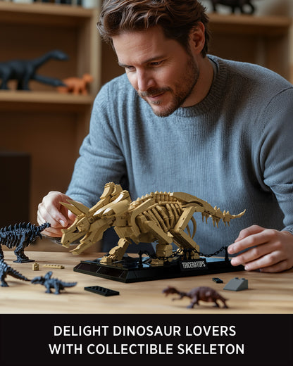 Nifeliz NF10351 Triceratops Fossil Building Set | 798 PCS