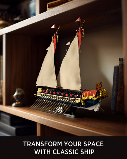 Nifeliz NF10338 Galley Sailing Ship Building Set | 1536 PCS