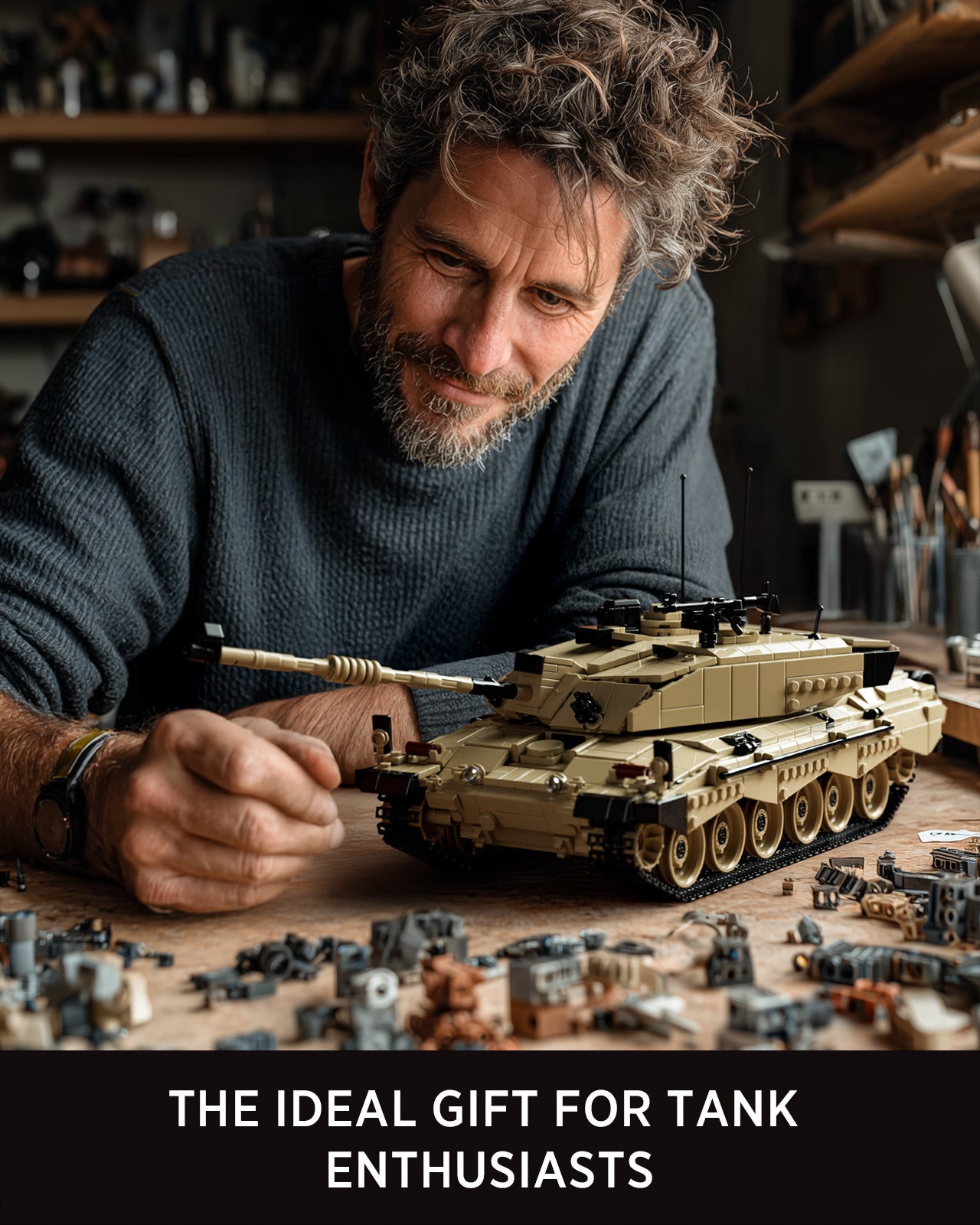 Nifeliz NF10344 Challenger 2 Tank Building Set | 1761 PCS