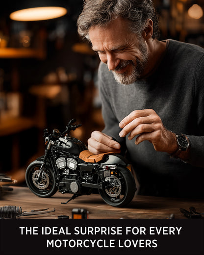 Nifeliz NF10342 Iron 83 Motorcycle Model Building Set | 827 PCS