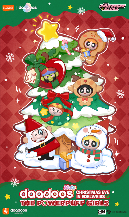 Blokees Powerpuff Girls 73651 Daadoos Mate Series 01 Christmas Eve in Snowflake Hollow