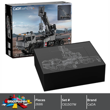 CaDA C61507W Military Crane Truck Building Toy Set | 2686 PCS