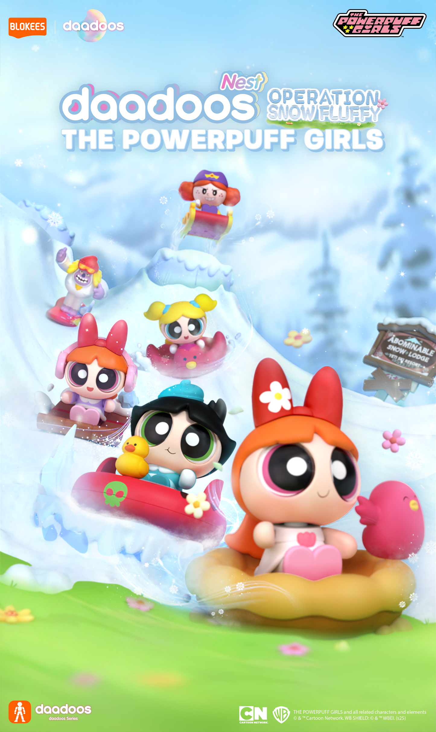 Blokees Powerpuff Girls 73652 Daadoos Nest Series 01 Operation Snow Fluffy