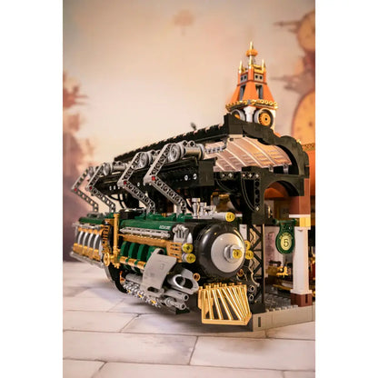 Pantasy 85007 Steampunk Railway Station Building Toy Set |2723 PCS