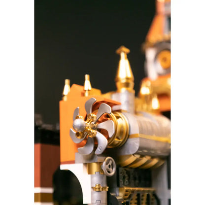 Pantasy 85007 Steampunk Railway Station Building Toy Set |2723 PCS