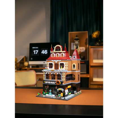Pantasy 85013 Modular Building Bakery Building Toy Set |2663 PCS