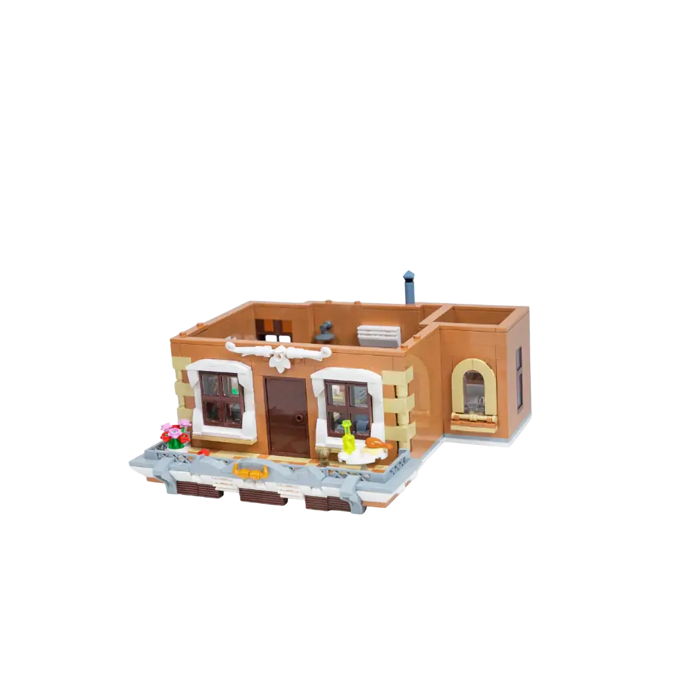 Pantasy 85013 Modular Building Bakery Building Toy Set |2663 PCS