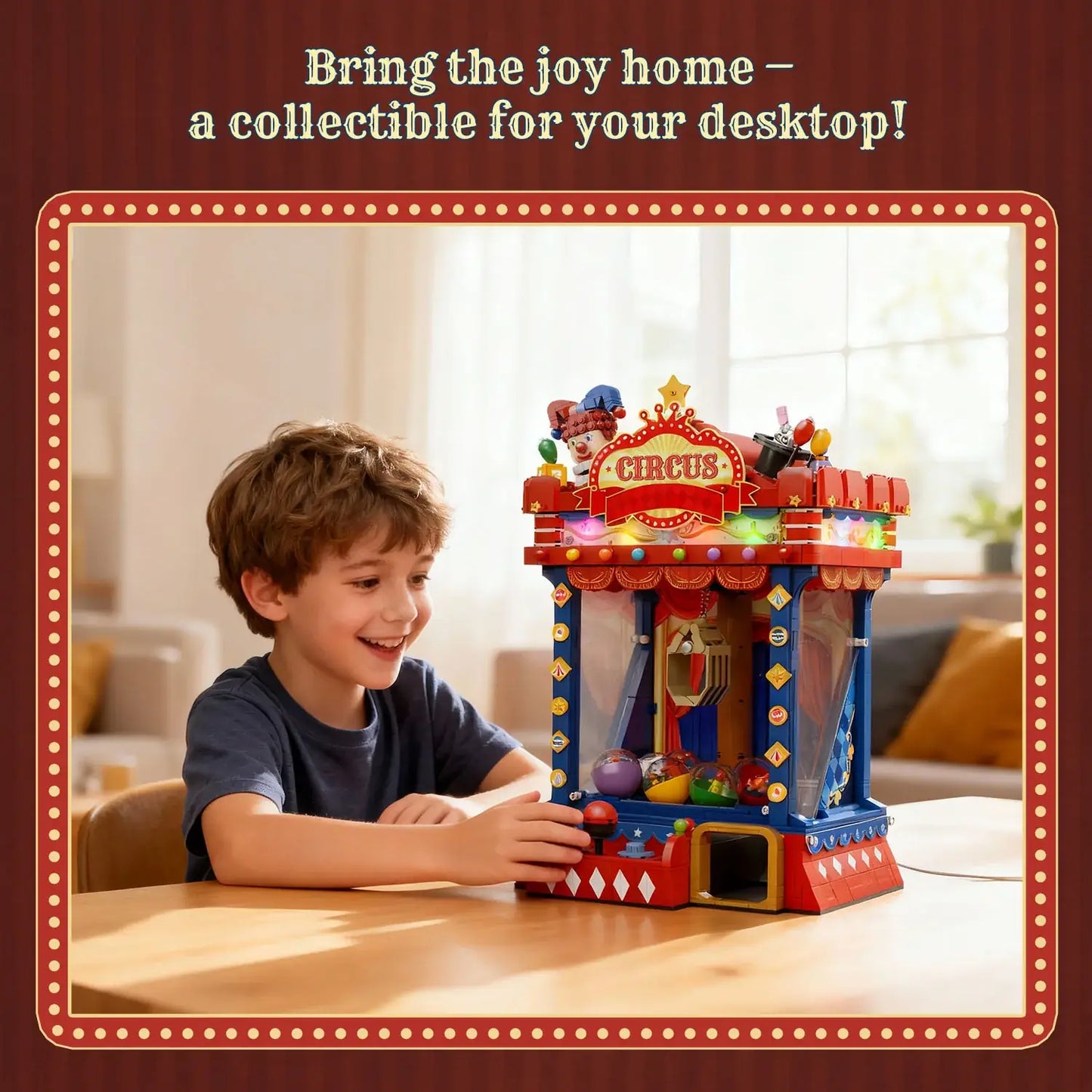 Pantasy 86002 Retro Collection Claw Machine Building Toy Set | 1910 PCS