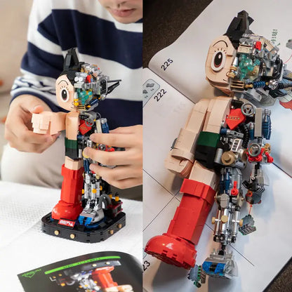 Pantasy 86203 Astro Boy Mechanical Clear Version Building Toy Set | 1250 PCS