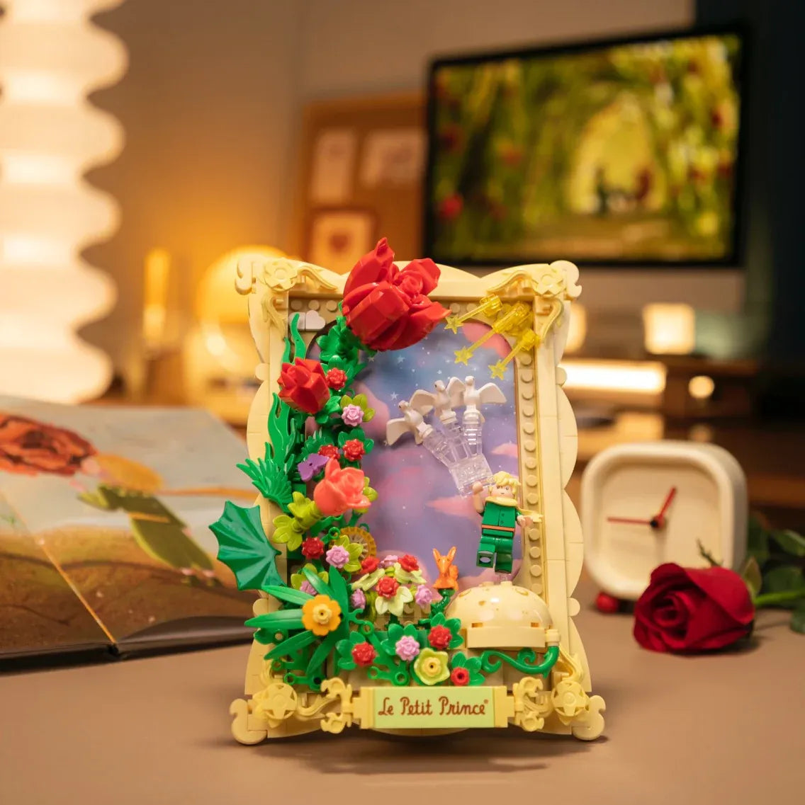 Pantasy 86313 Le Petit Prince Rose Building Toy Set | 500 PCS