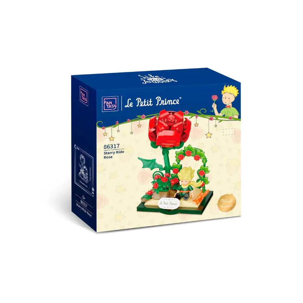 Pantasy 86317 Le Petit Prince Starry Ride Rose Building Toy Set | 179 PCS