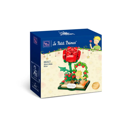 Pantasy 86317 Le Petit Prince Starry Ride Rose Building Toy Set | 179 PCS
