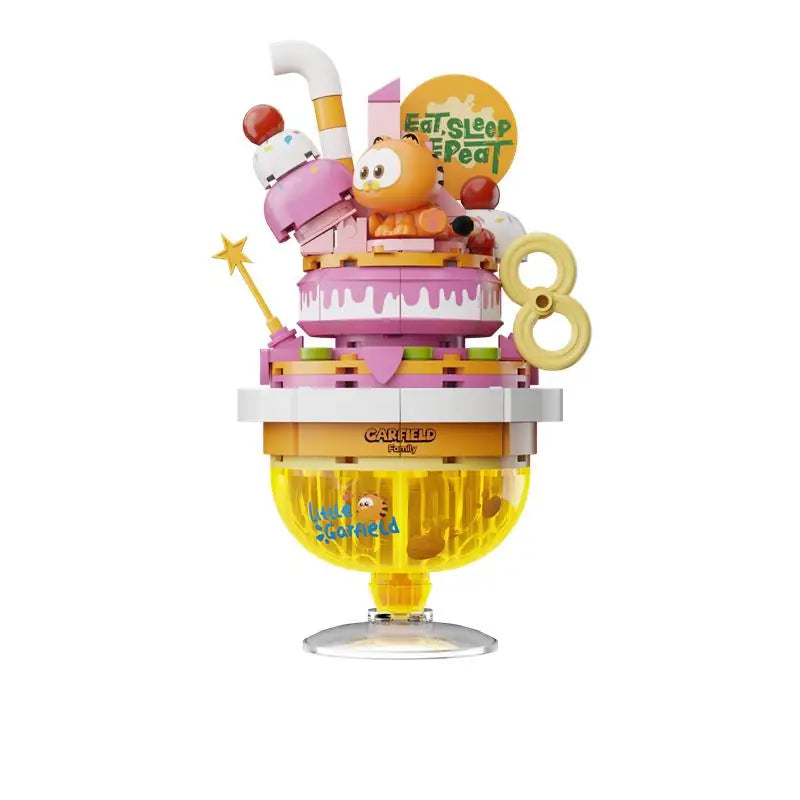 Pantasy 86806 Garfield Foodie Series Special Drink Building Toy Set |300 PCS
