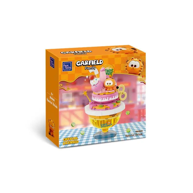Pantasy 86806 Garfield Foodie Series Special Drink Building Toy Set |300 PCS