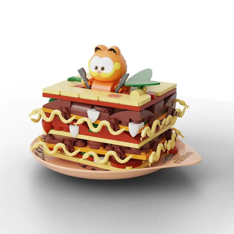 Pantasy 86807 Garfield Foodie Series Lasagna Building Toy Set |300 PCS