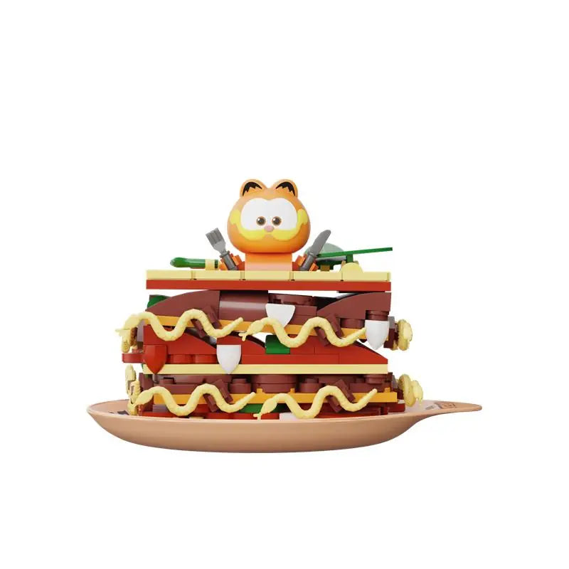 Pantasy 86807 Garfield Foodie Series Lasagna Building Toy Set |300 PCS