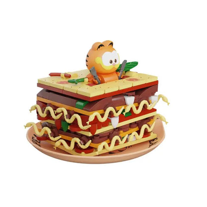 Pantasy 86807 Garfield Foodie Series Lasagna Building Toy Set |300 PCS