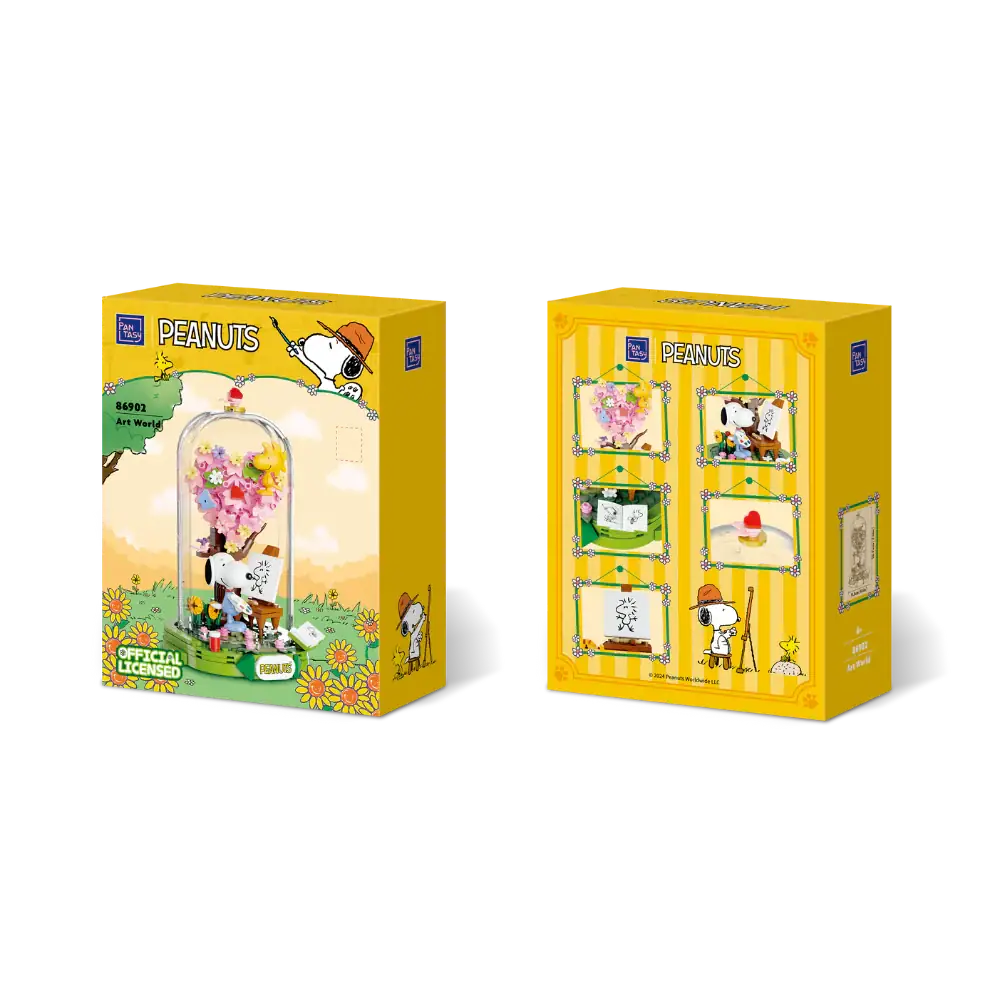 Pantasy 86902 Snoopy Art World Building Toy Set | 269 PCS
