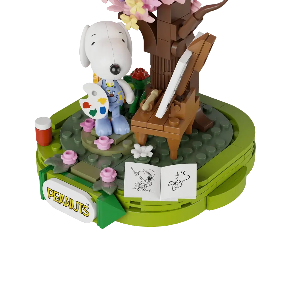 Pantasy 86902 Snoopy Art World Building Toy Set | 269 PCS