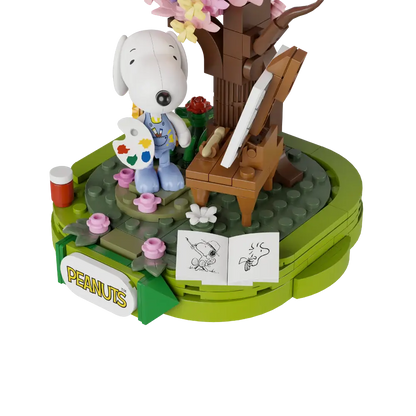 Pantasy 86902 Snoopy Art World Building Toy Set | 269 PCS