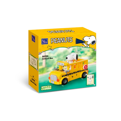 Pantasy 86906 Snoopy School Bus Building Toy Set | 300 PCS