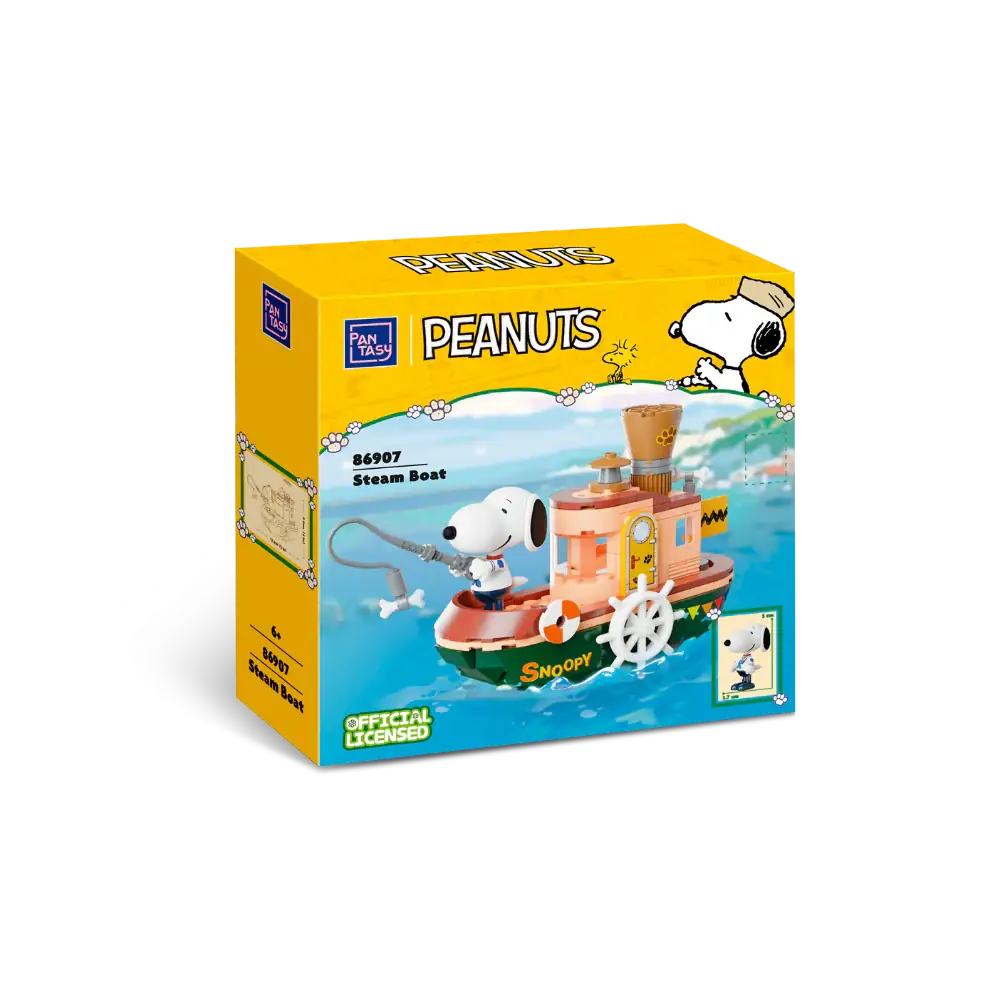 Pantasy 86907 Snoopy Steam Boat Building Toy Set | 300 PCS