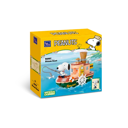 Pantasy 86907 Snoopy Steam Boat Building Toy Set | 300 PCS