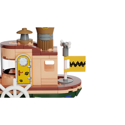 Pantasy 86907 Snoopy Steam Boat Building Toy Set | 300 PCS