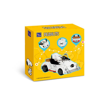 Pantasy 86908 Snoopy Roadster Building Toy Set | 300 PCS