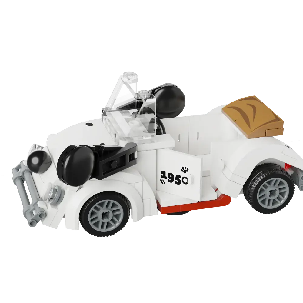 Pantasy 86908 Snoopy Roadster Building Toy Set | 300 PCS – Brickmania