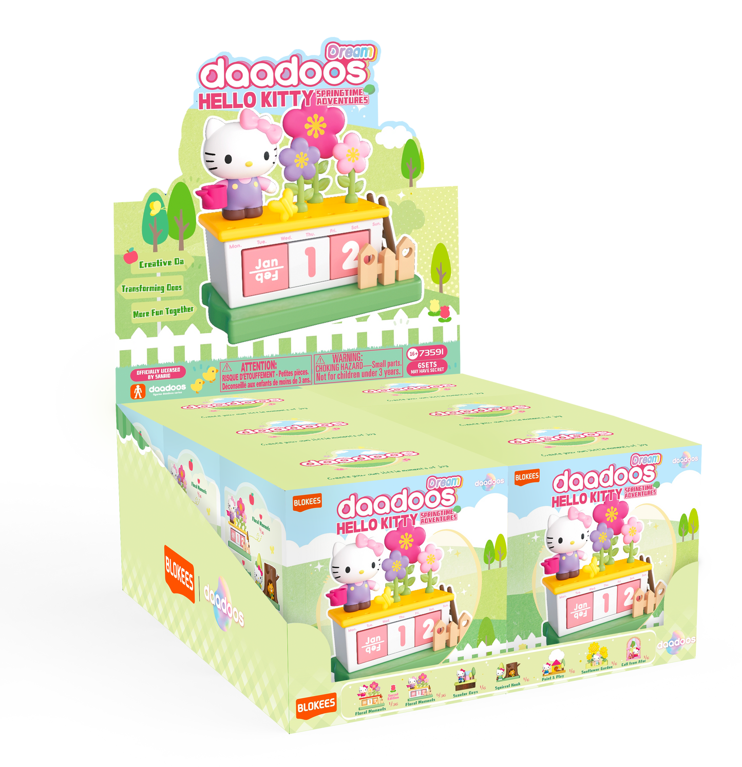 Blokees Sanrio 73591 Daadoos Dream Series Springtime Adventures