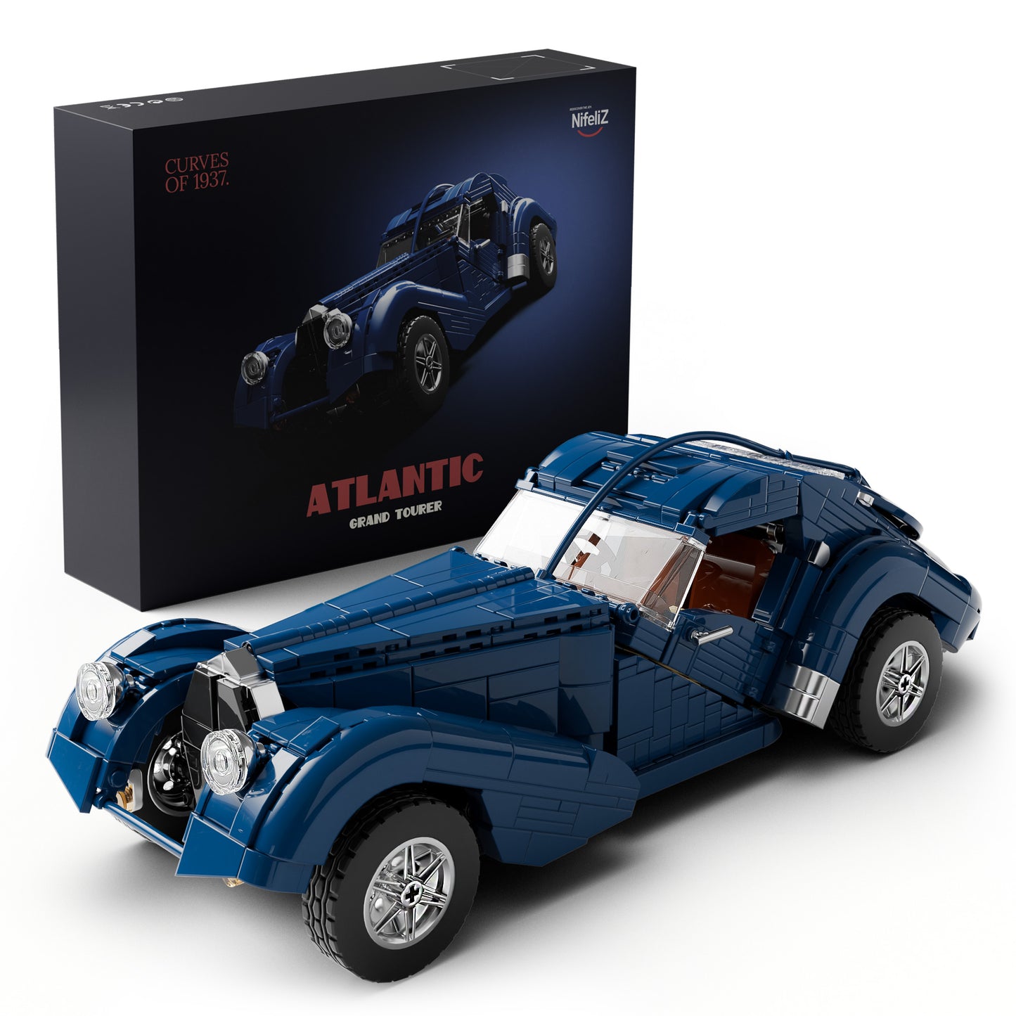 Nifeliz NF10320 Atlantic Sports Car Building Set | 1127 PCS