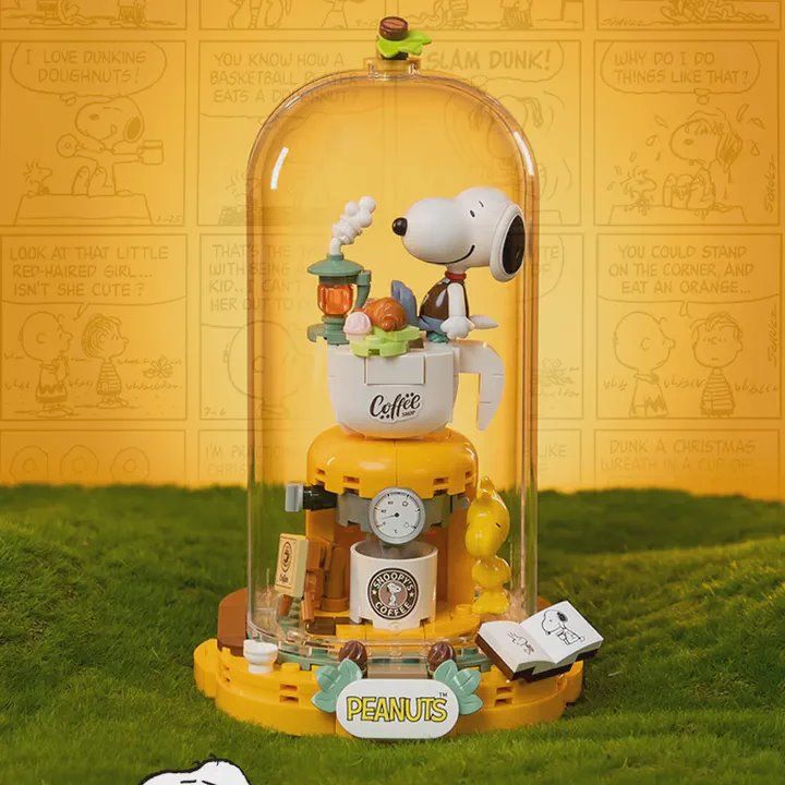 Pantasy 86903 Snoopy Coffee Time Building Toy Set | 234 PCS