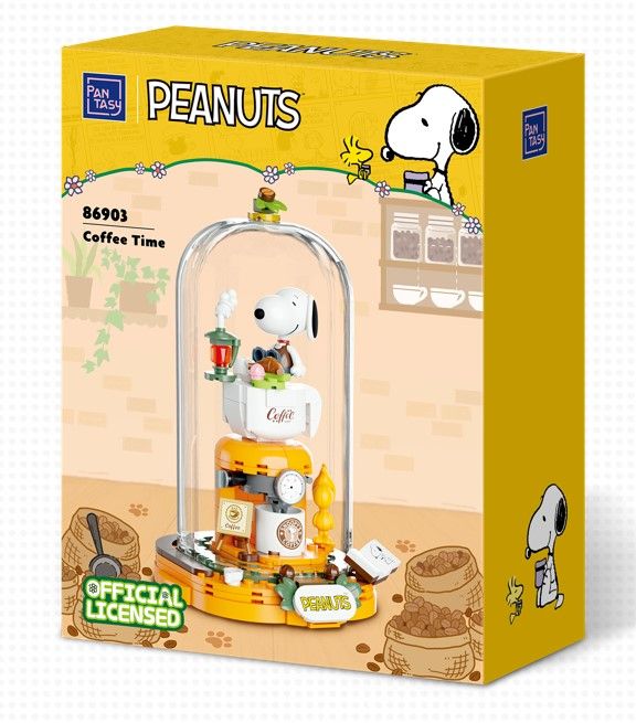 Pantasy 86903 Snoopy Coffee Time Building Toy Set | 234 PCS