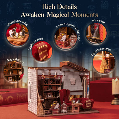 PUREMIND 1621 Harry Potter Gryffindor Common Room Building Toy Set | 310 PCS
