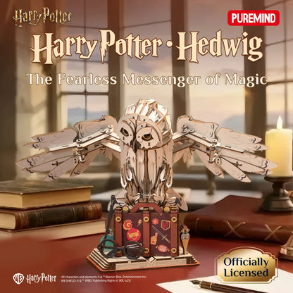 PUREMIND 1613 Harry Potter Hedwig Building Toy Set | 348 PCS