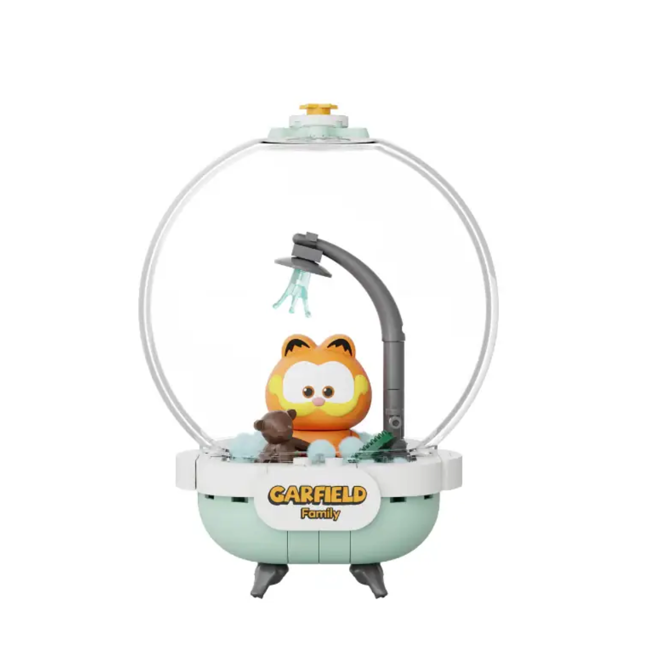 Pantasy 86802 Garfield Crystal Ball Series Cozy Bath Building Toy Set |99 PCS