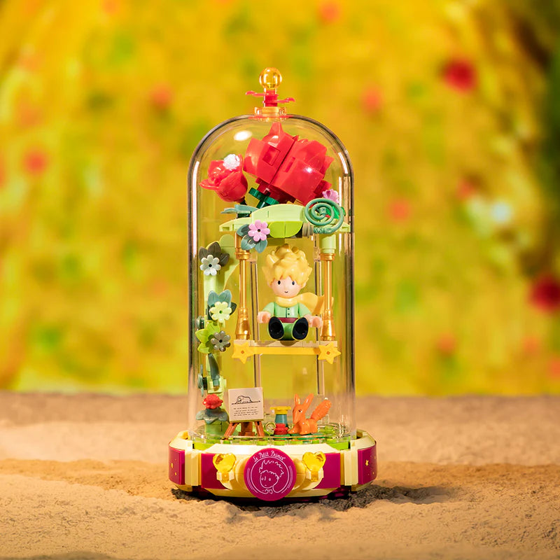 Pantasy 86322 Le Petit Prince Rose Swing Building Toy Set | 234 PCS