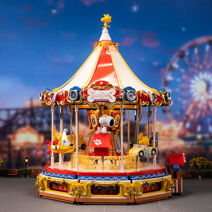 Pantasy 86904 Snoopy Carousel Building Toy Set | 3132 PCS