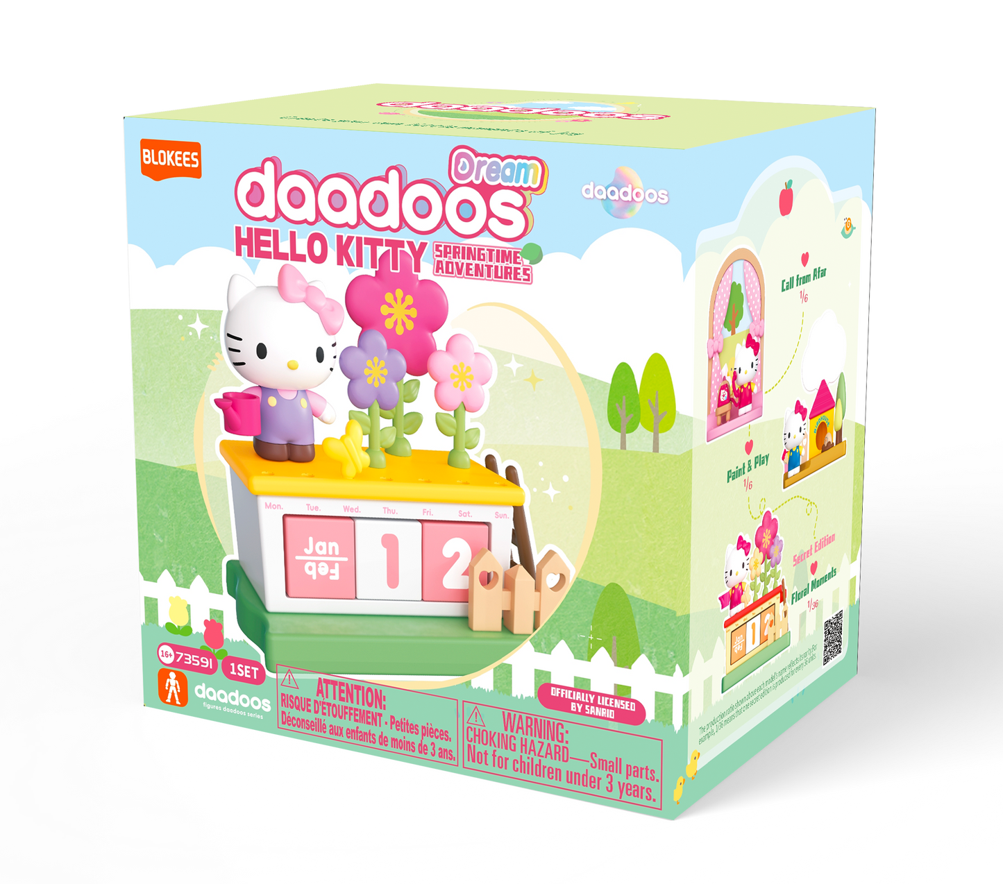 Blokees Sanrio 73591 Daadoos Dream Series Springtime Adventures