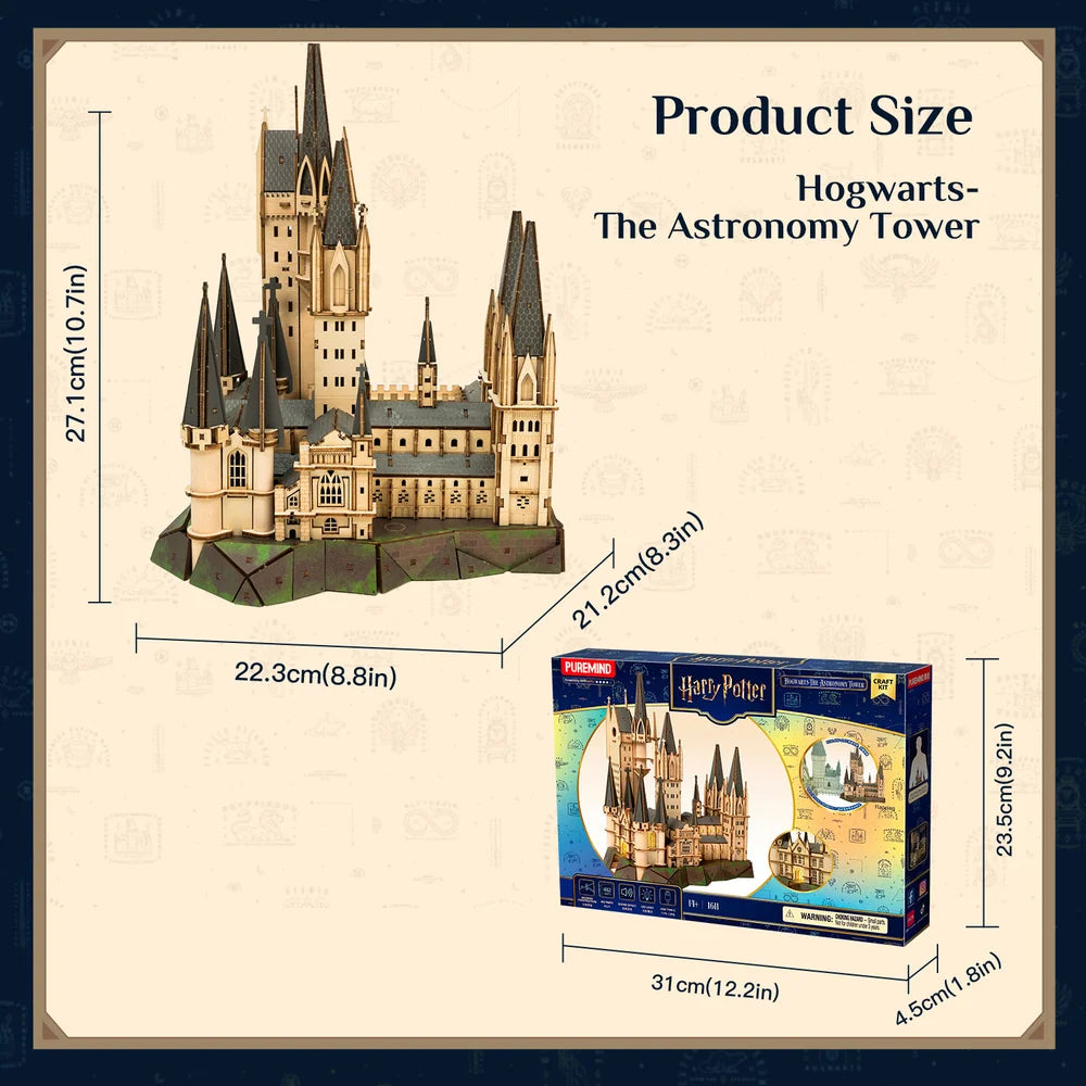 PUREMIND 1610 - 1611 Harry Potter Hogwarts Castle Theme | 1179 PCS