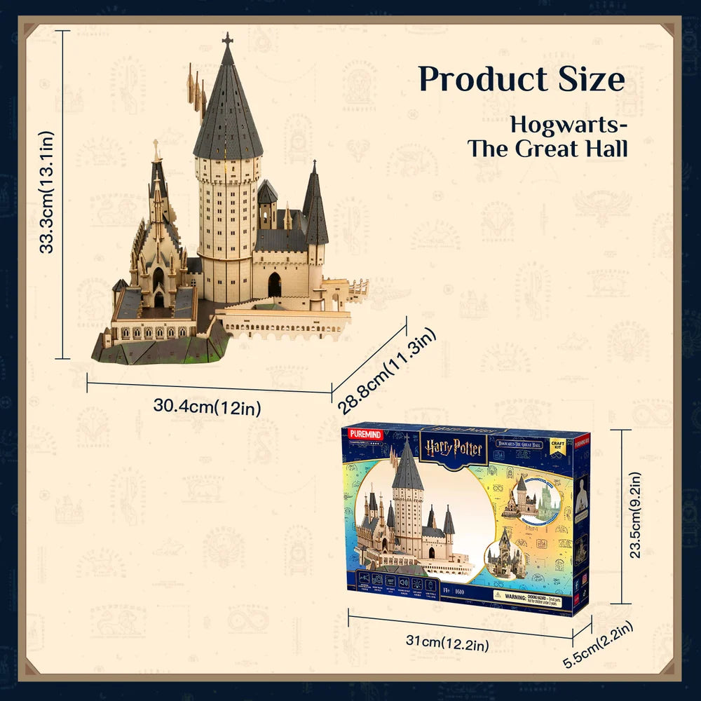 PUREMIND 1610 - 1611 Harry Potter Hogwarts Castle Theme | 1179 PCS