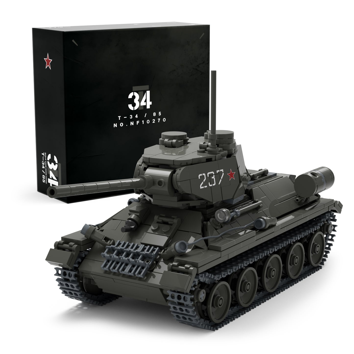 Nifeliz NF10270 T34/85 Tank Building Set | 818 PCS