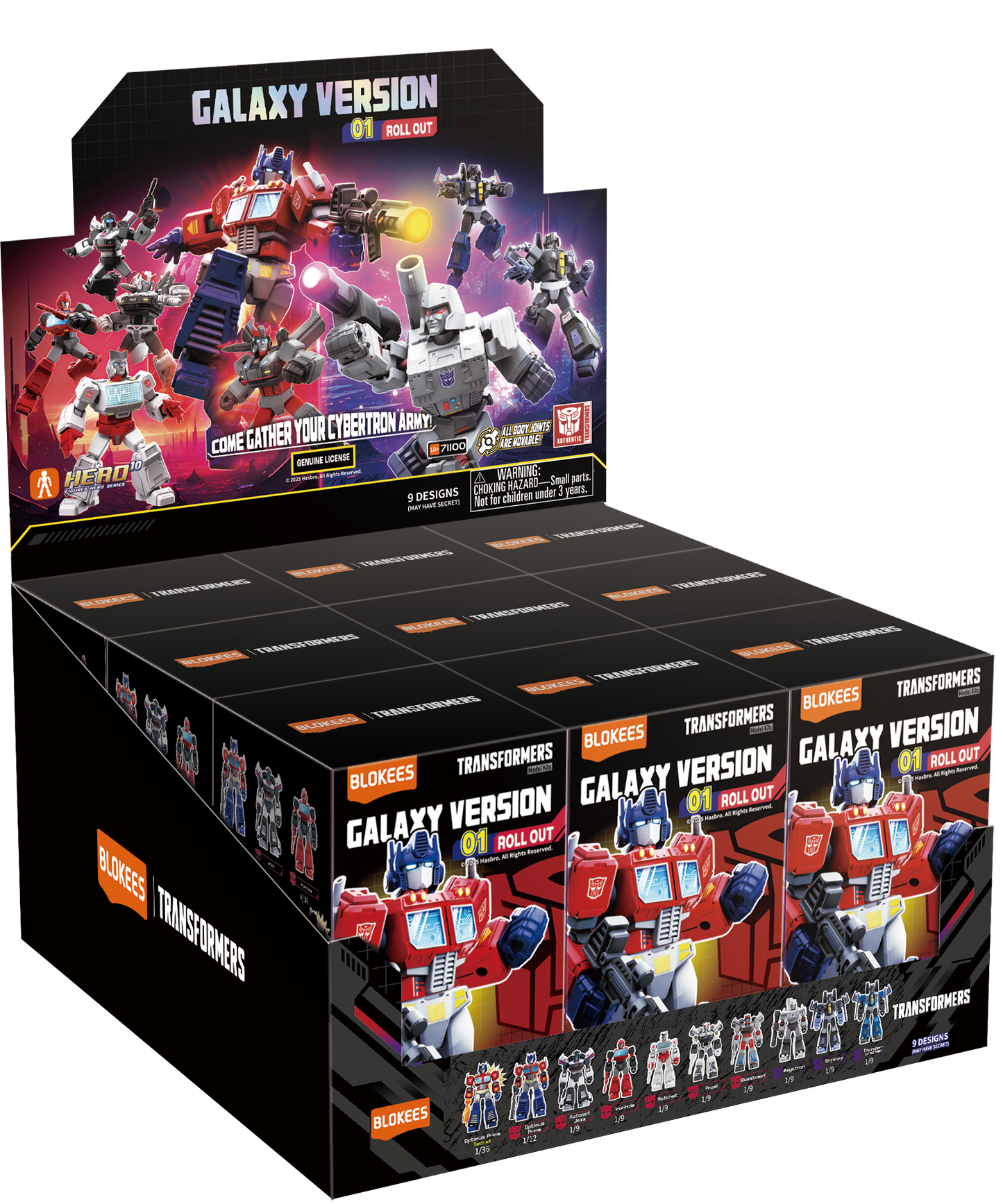 Blokees Transformers 71100 Galaxy Version 01 Roll Out