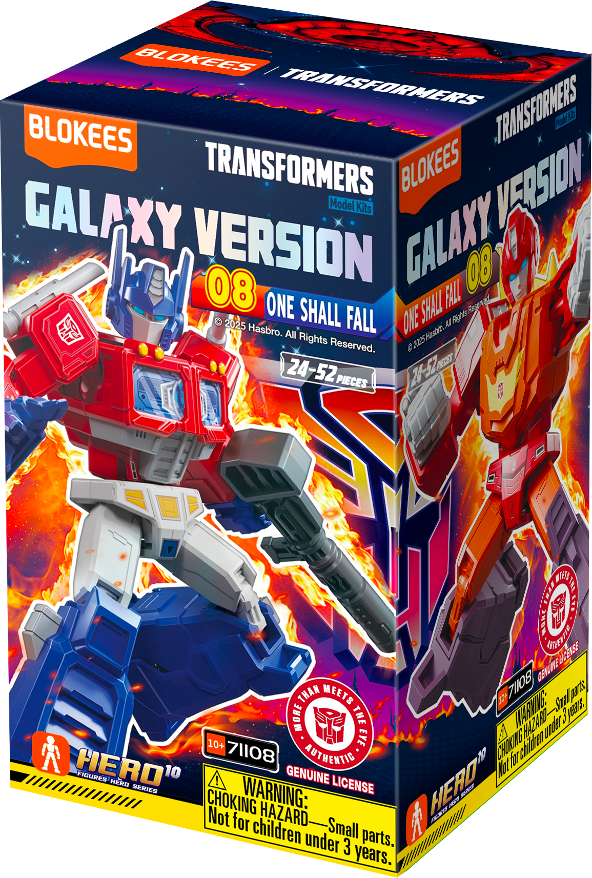 Blokees Transformers 71108 Galaxy Version 08 One Shall Fall