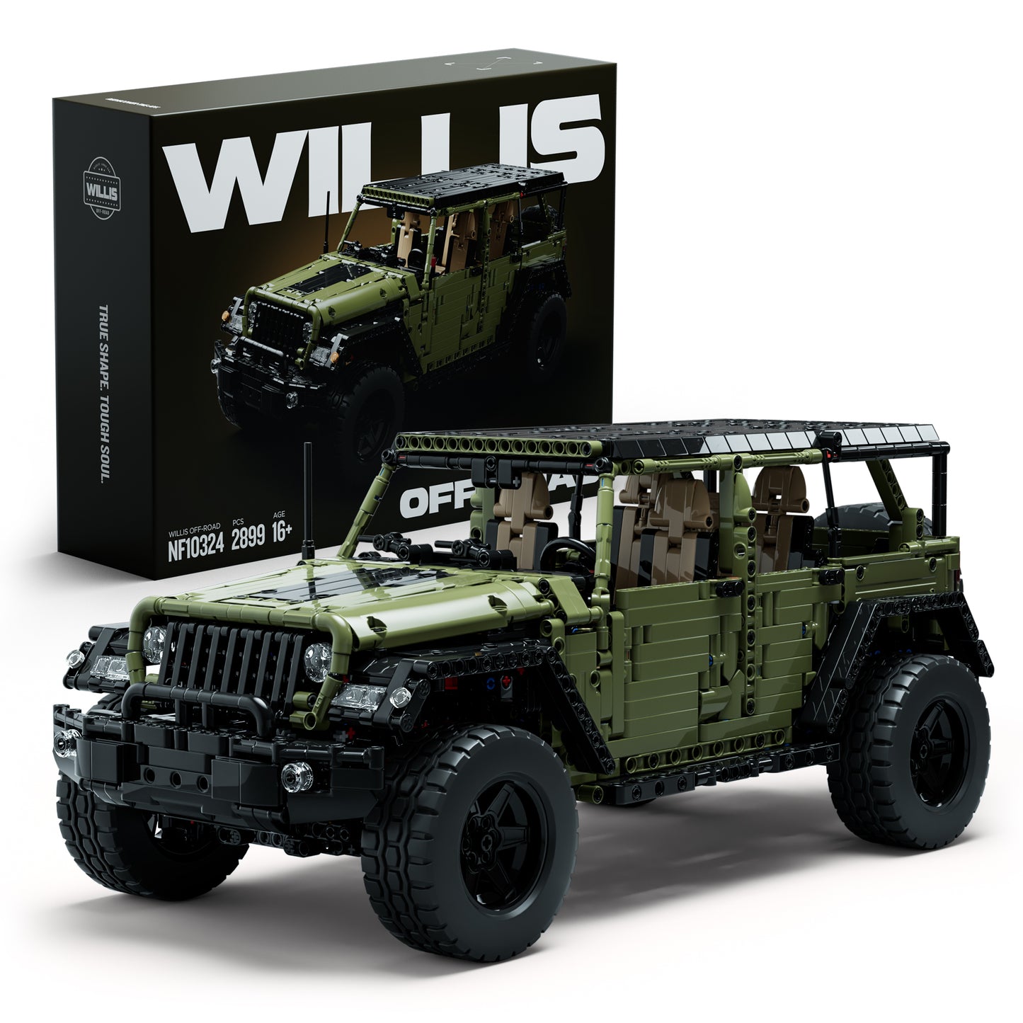 Nifeliz NF10324 Willis 4x4 Off-Road Car Building Set | 2899 PCS