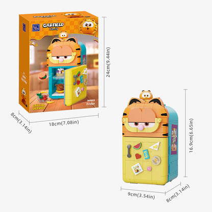 Pantasy 86809 Garfield Fantastic Machines Series Fridge Building Toy Set |300 PCS