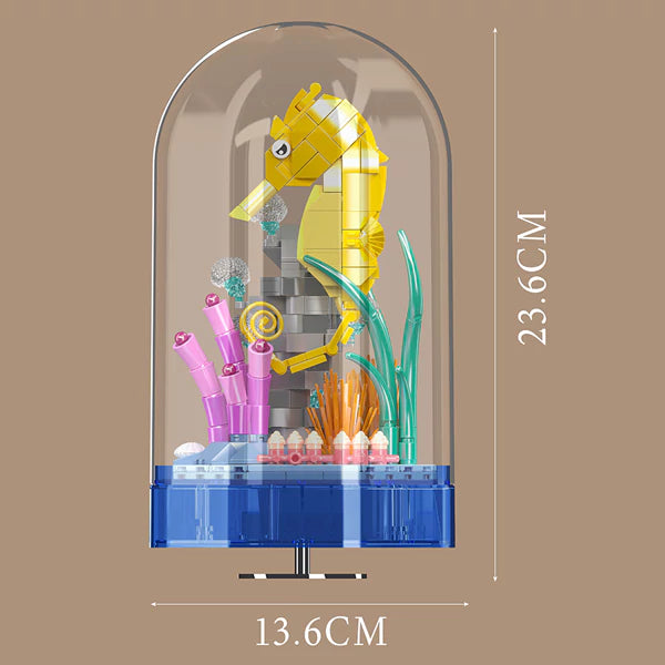 Mould King 10100 Seahorse Music Box with Lightning Building Toy Set | 424 PCS